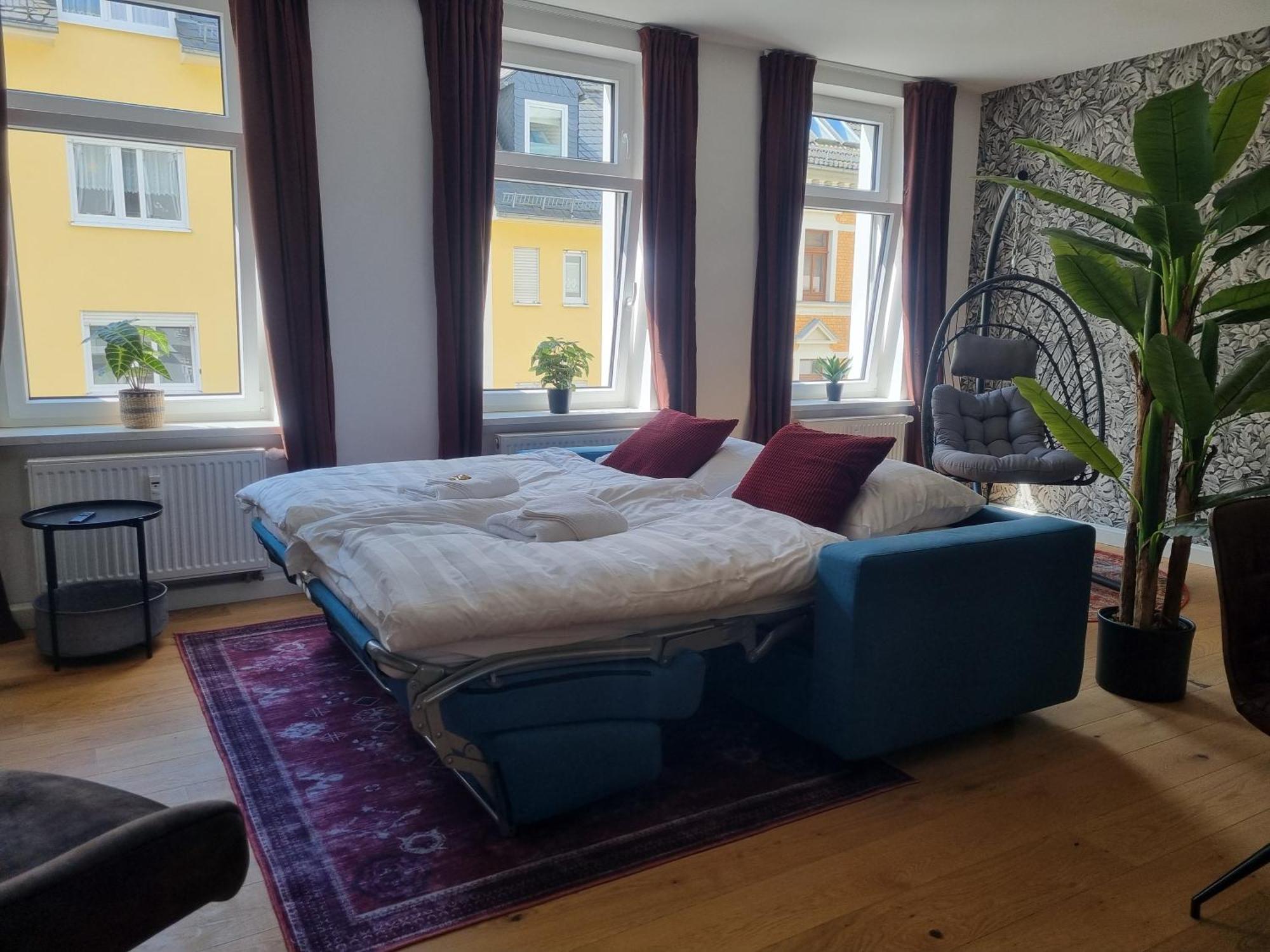 Maremar - Style-Loft Am Ferberturm - 2 Schlafzimmer - Luxus Boxspringbett - Arbeitsplaetze - Highspeed Wlan Гера Екстер'єр фото
